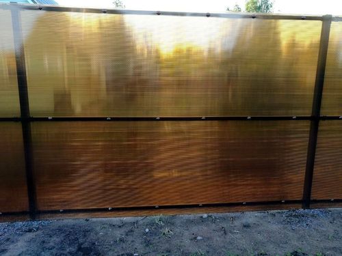 Забор из поликарбоната